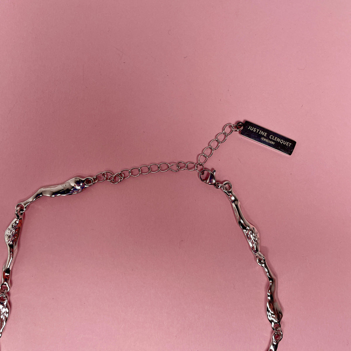 Silver Wave Necklace — billede 3 af 3