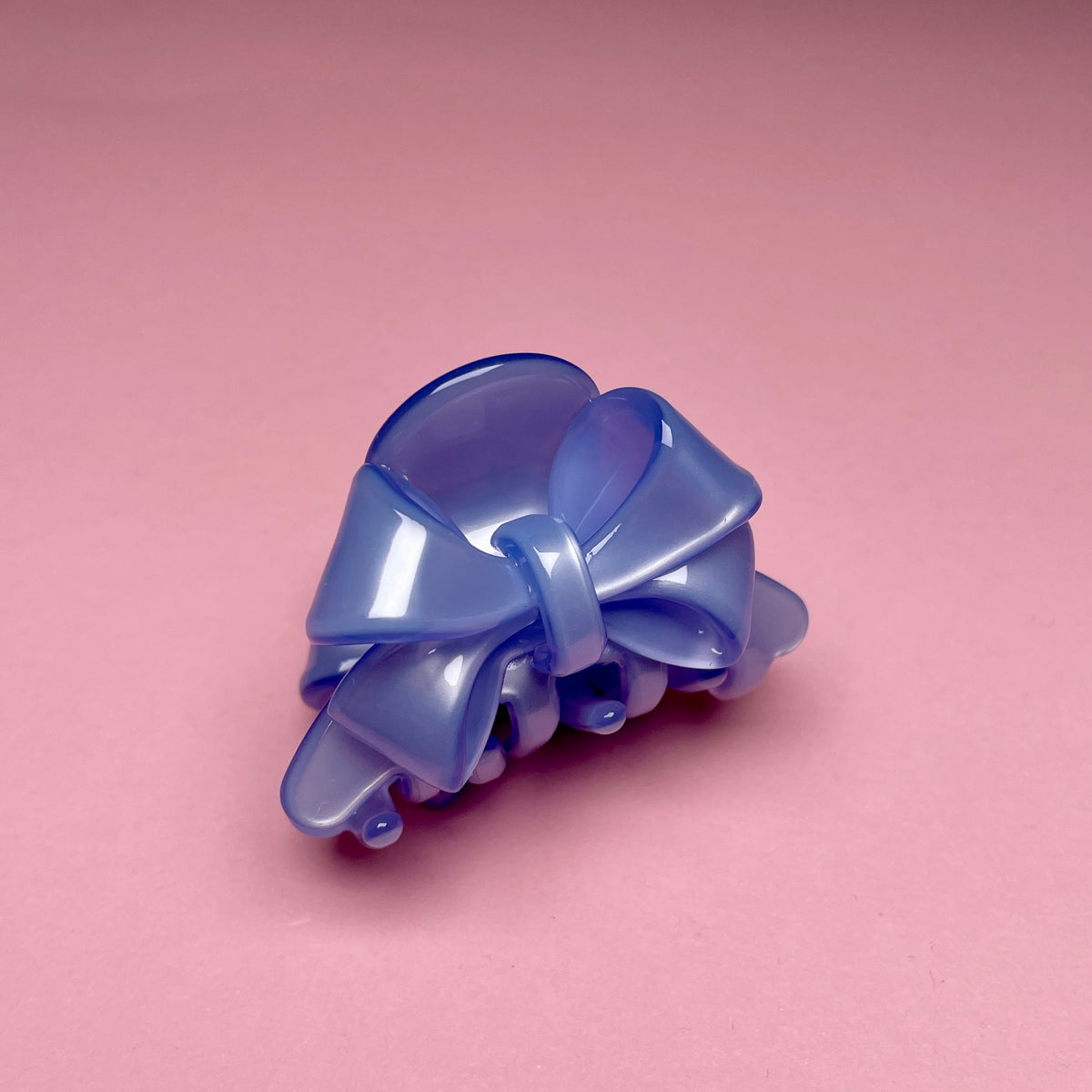 Small Bow Hairclip - Light Blue — billede 2 af 3