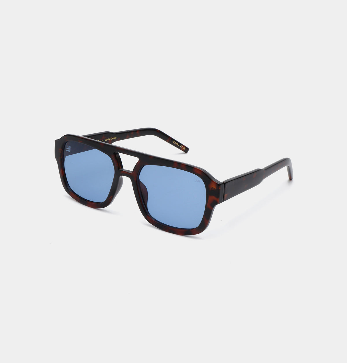 Kaya Sunglasses - Demi Tortoise (Blue Lens) — billede 2 af 4
