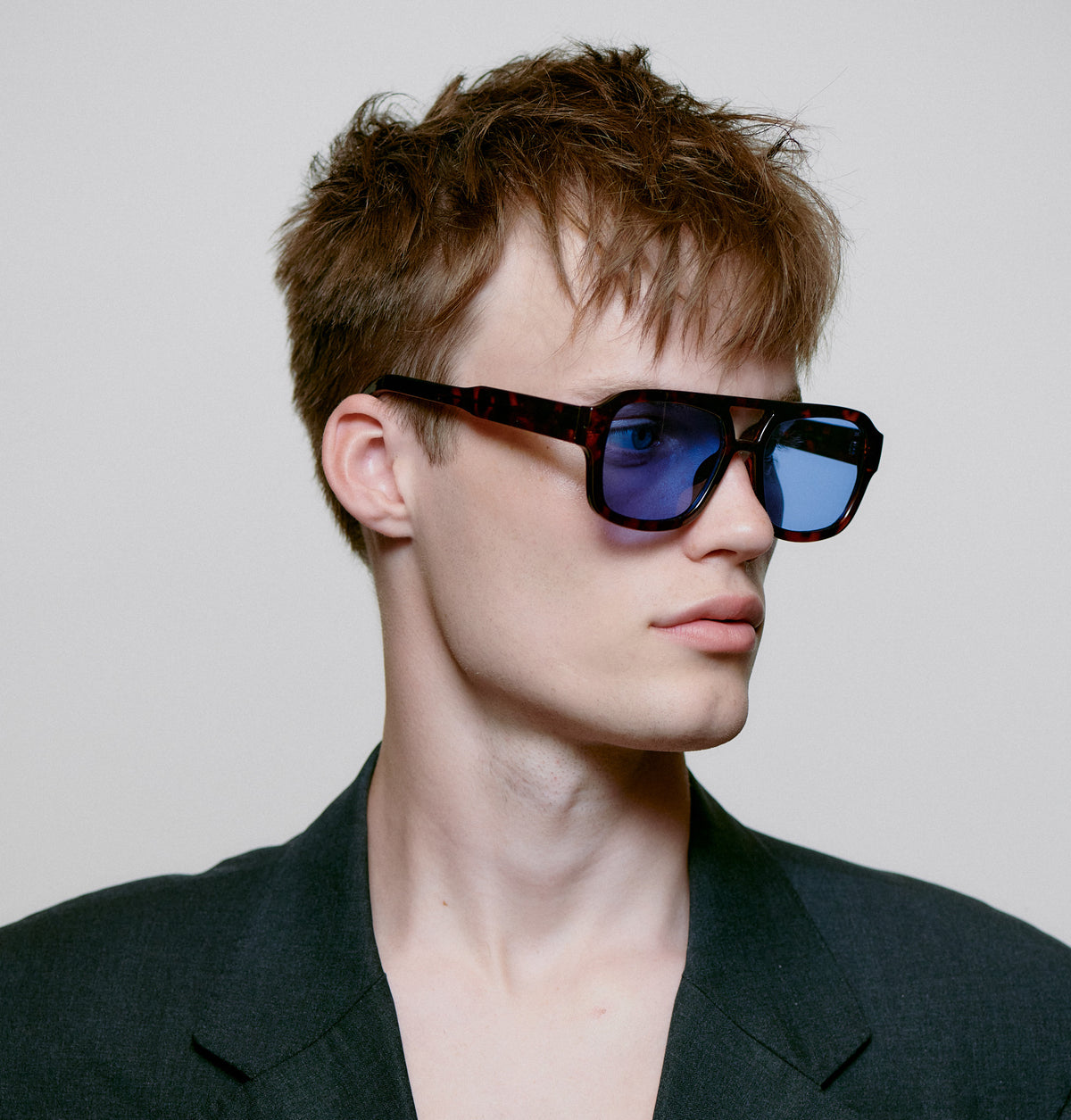 Kaya Sunglasses - Demi Tortoise (Blue Lens) — billede 4 af 4