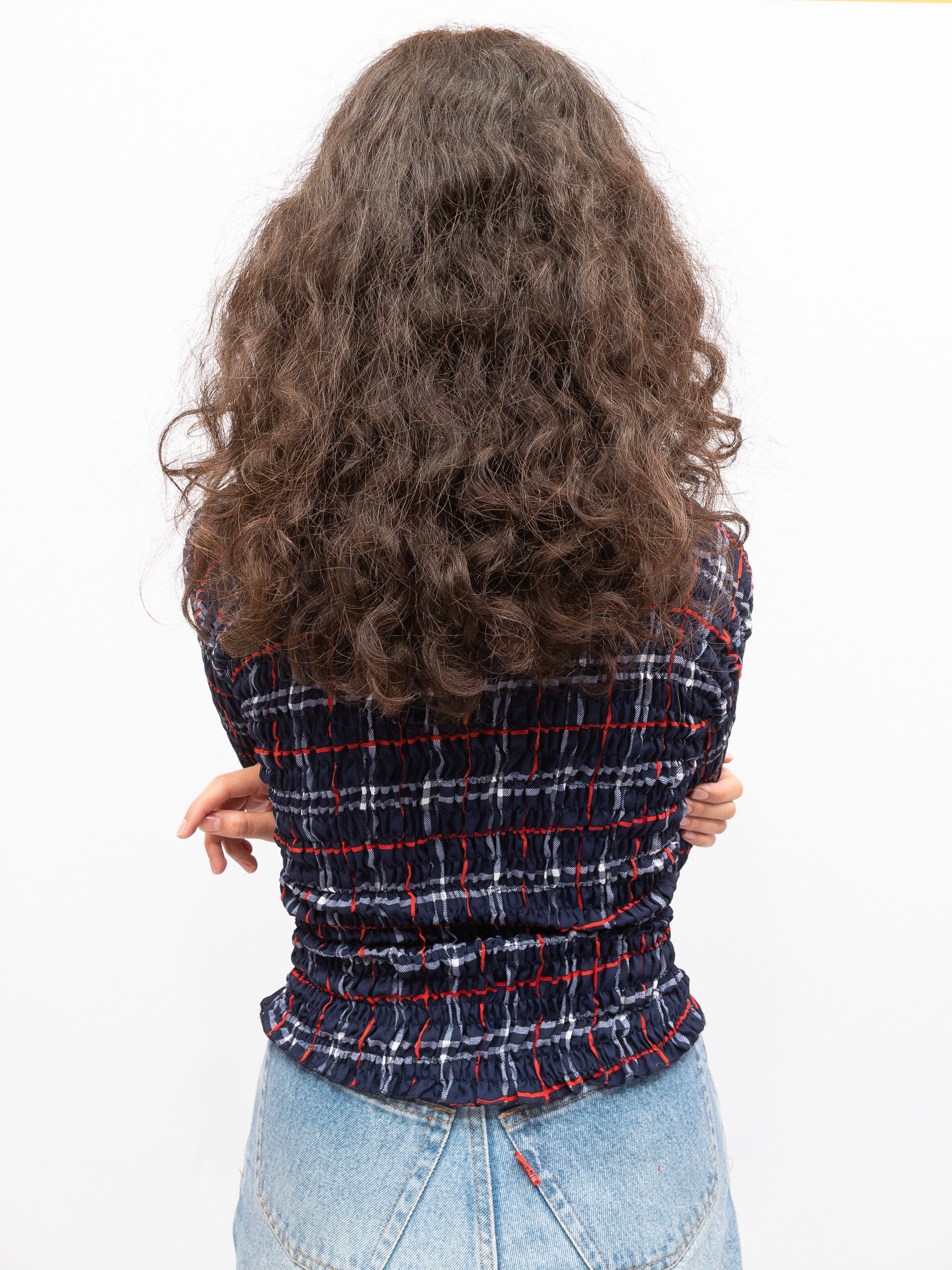 Smock Top Mørkeblå Tern - Long Sleeve