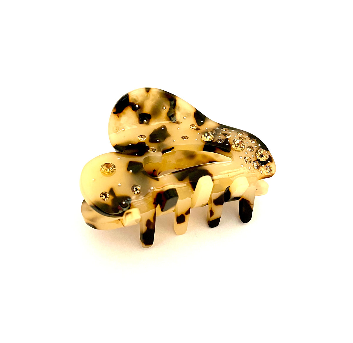 Baby Simi Heart Hairclip - Tortoise — billede 2 af 2