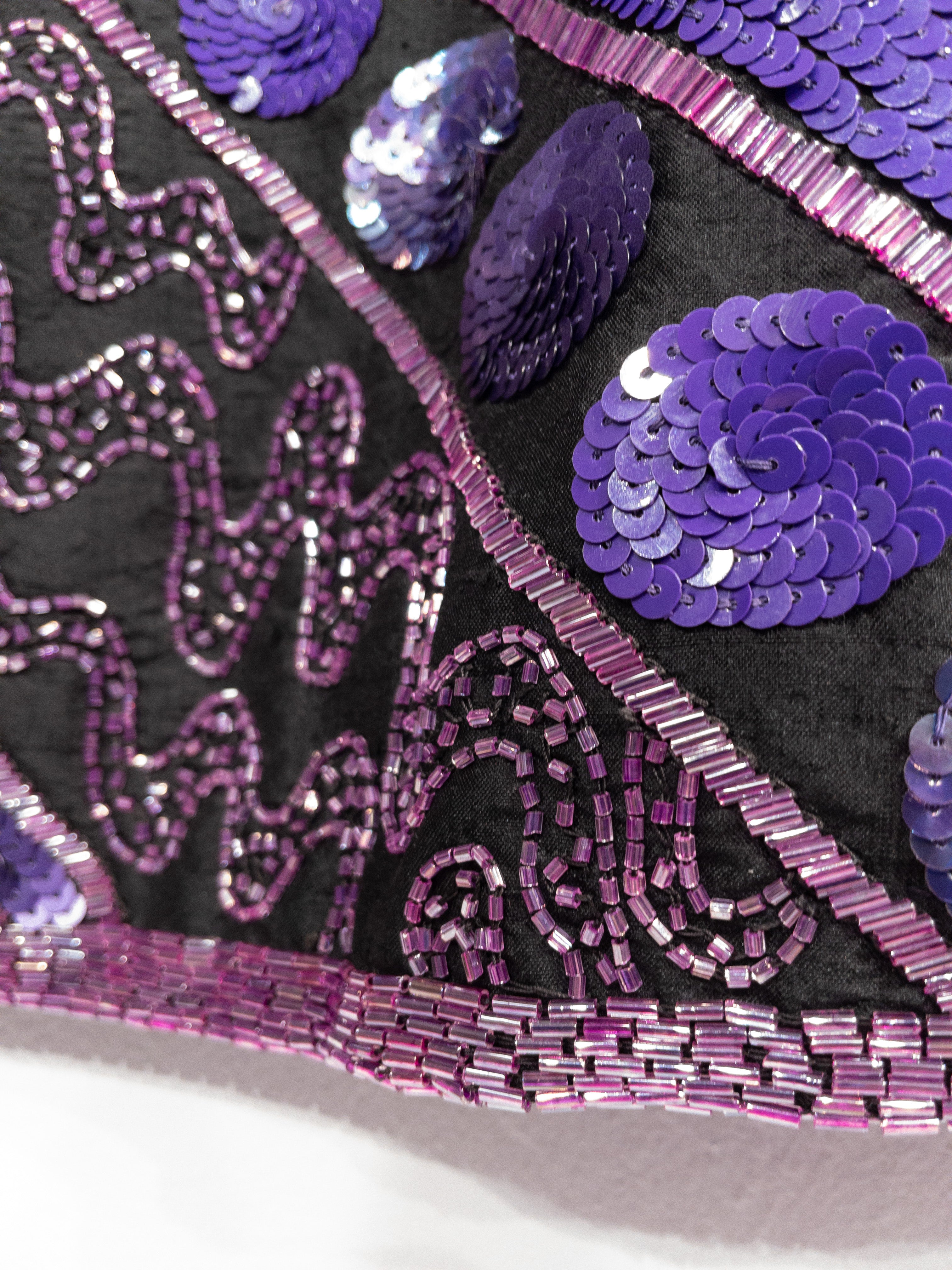 Vintage Paillet Nederdel