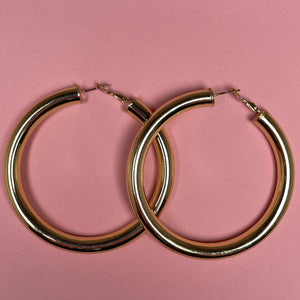 Chunky Hoop 7 cm - Gold