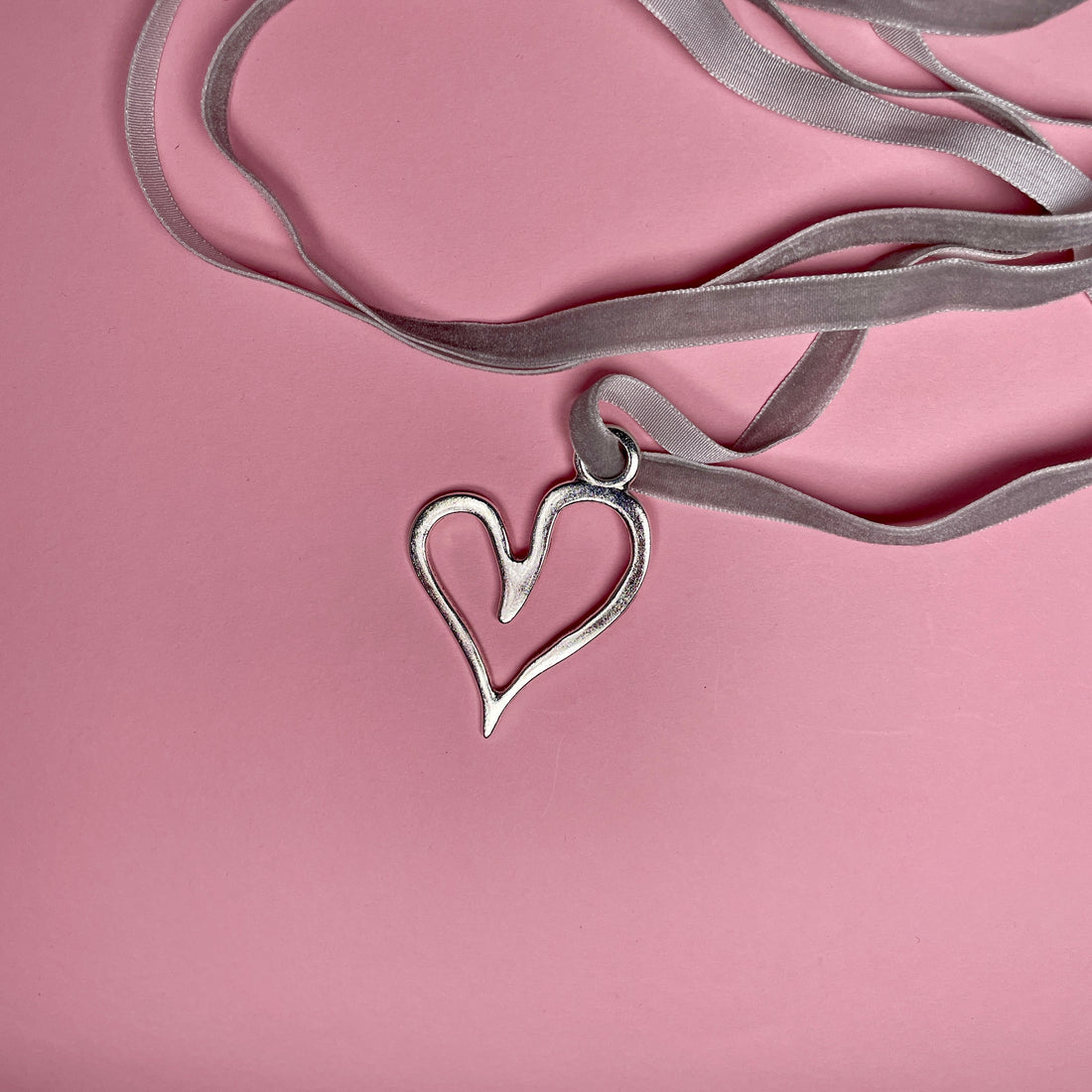 Doodle Heart Pendant XL