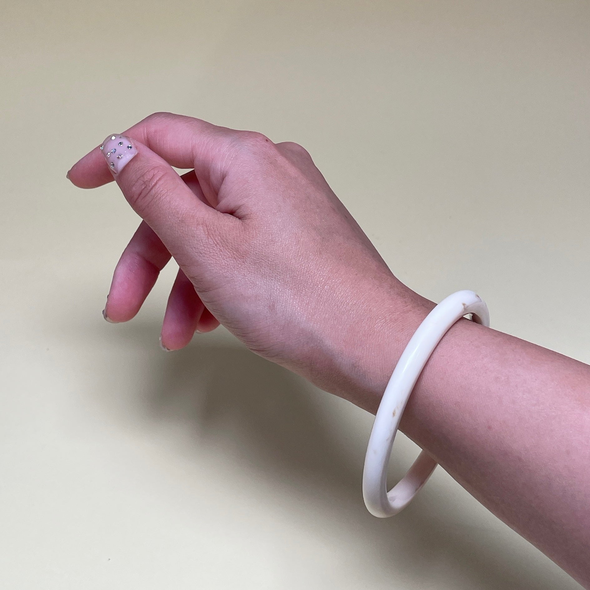 Aura Bangle - Bone