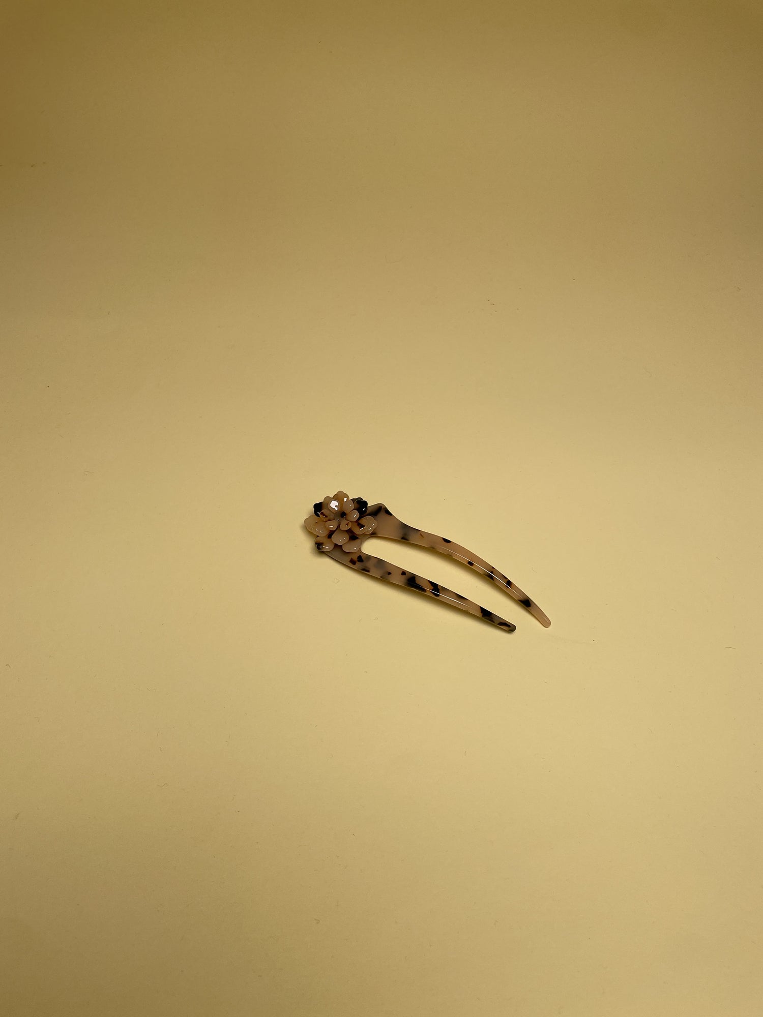 Blossom Hair Fork - Light Tortoise