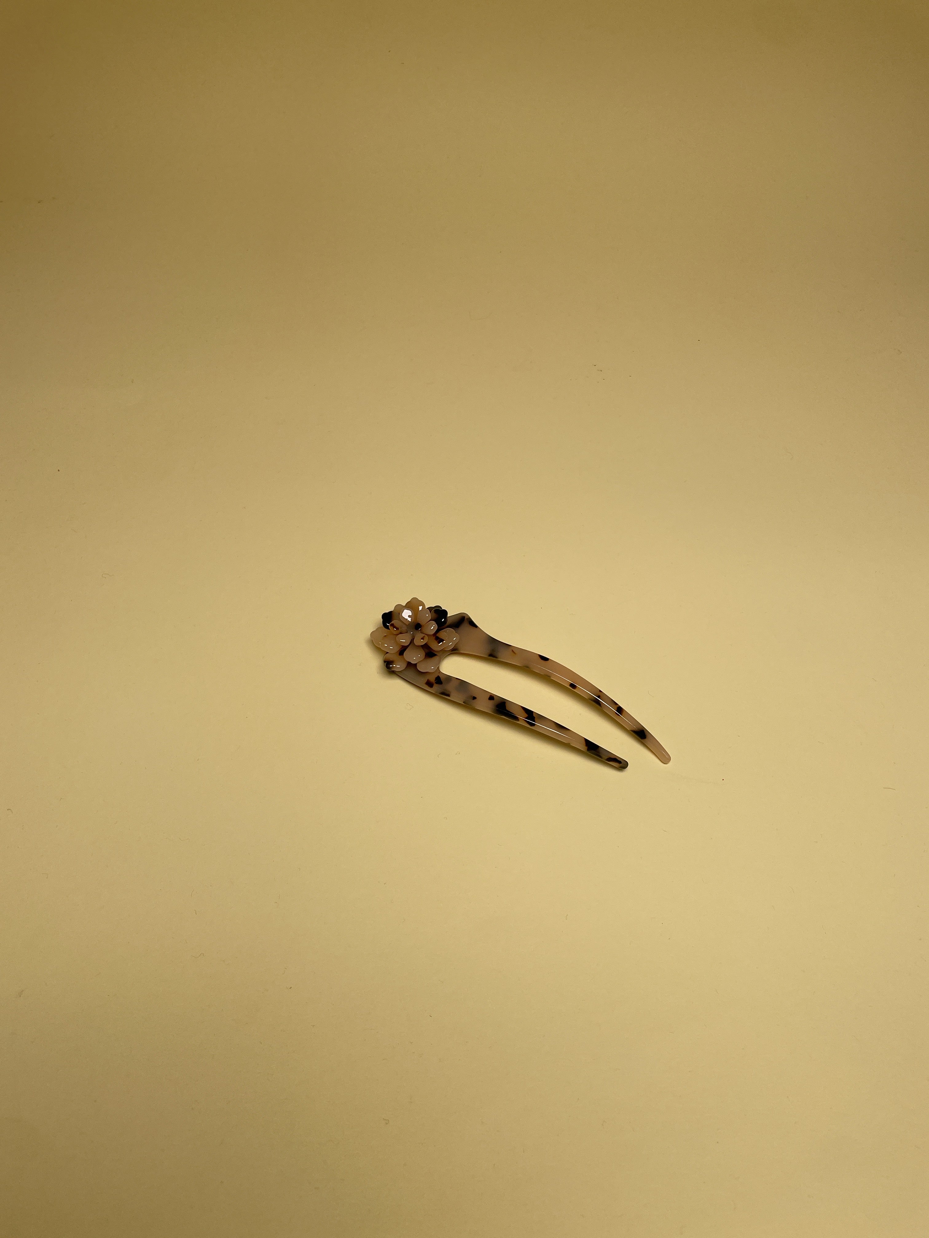 Blossom Hair Fork - Light Tortoise