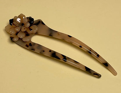 Blossom Hair Fork - Light Tortoise