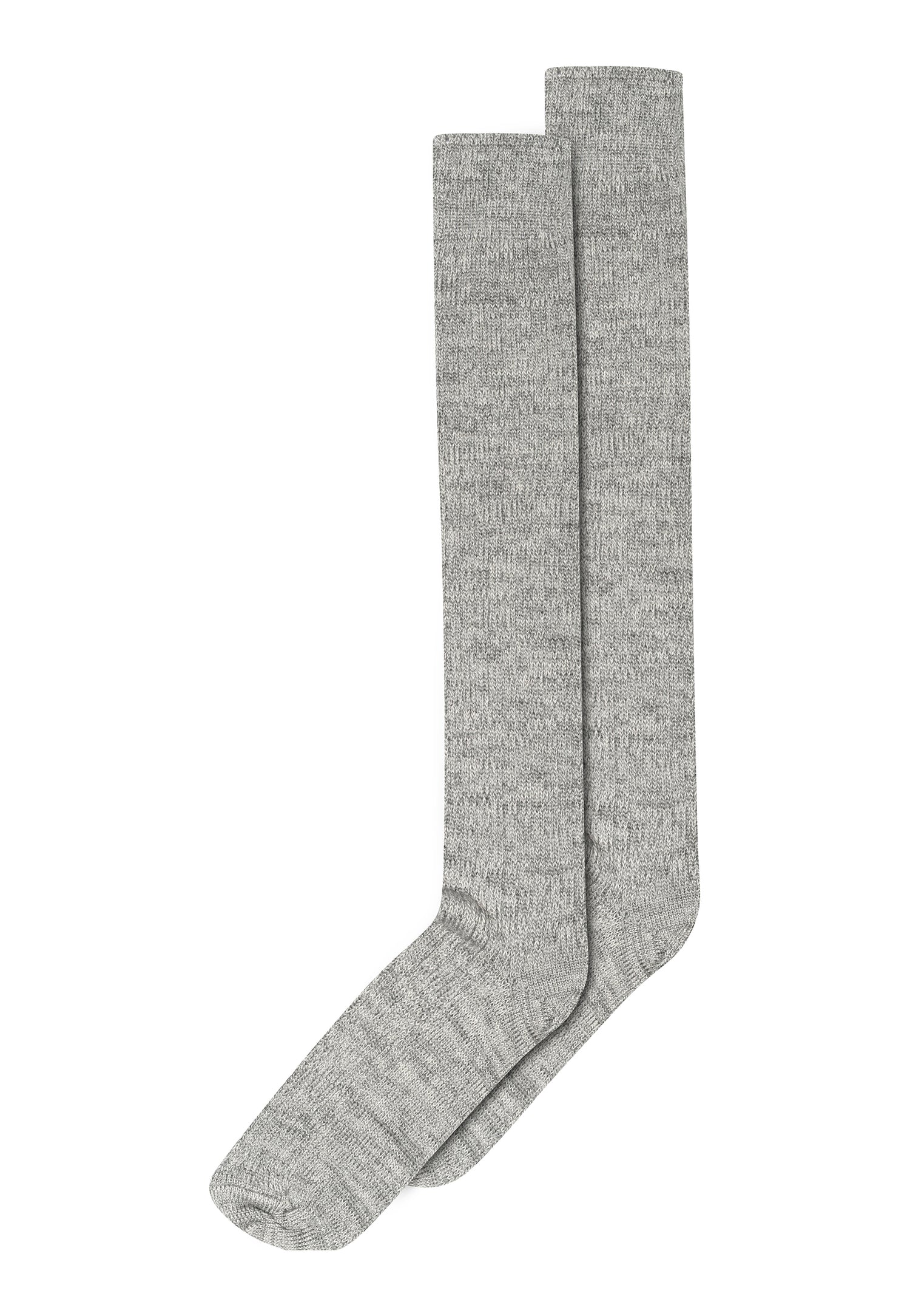 Megan Knee Socks - Grey Melange