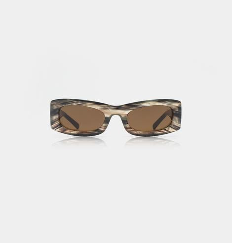 Frida Sunglasses - Striped Horn