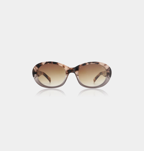 Anma Sunglasses - Coquina / Grey Transparent