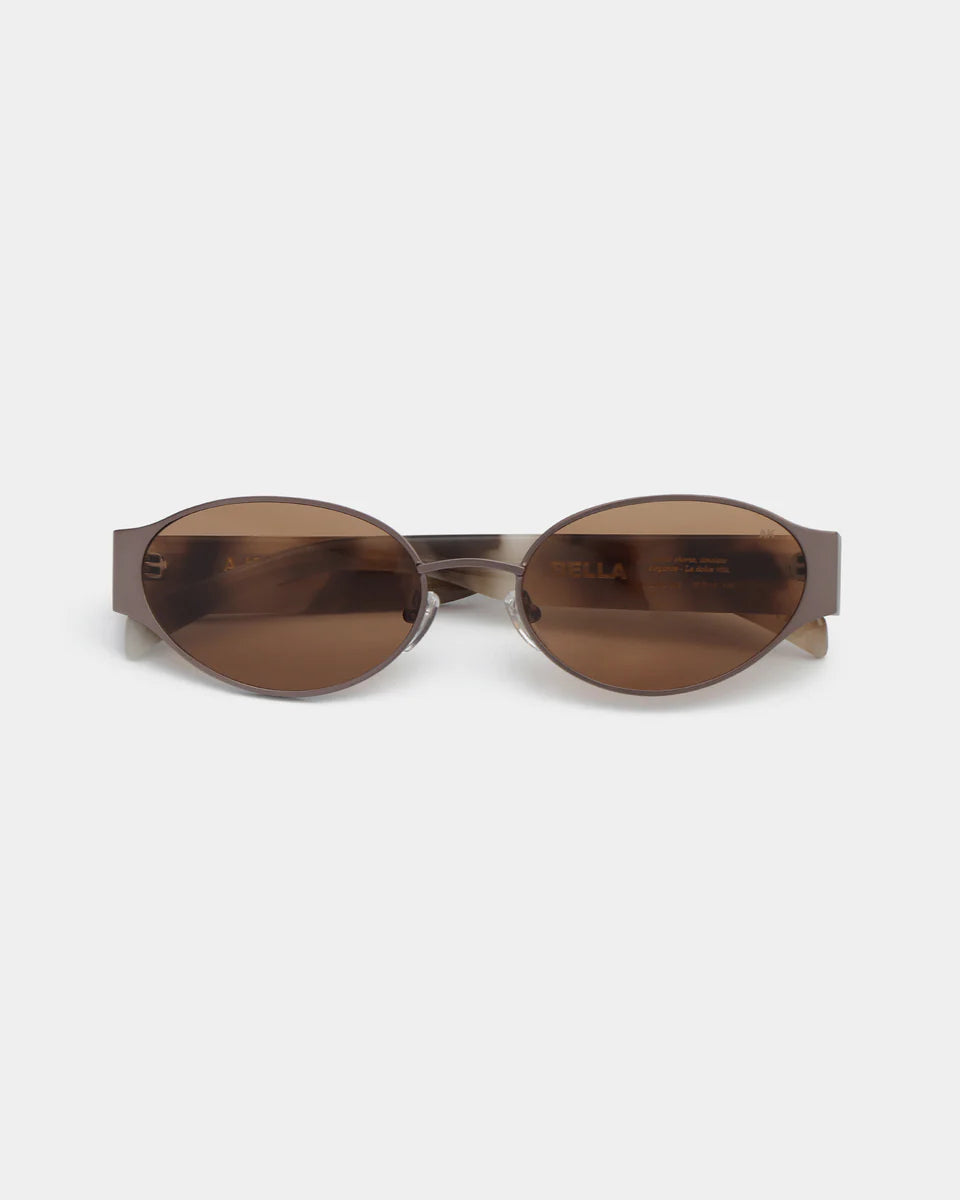 Bella Sunglasses - Matte Brown Cookie Dough