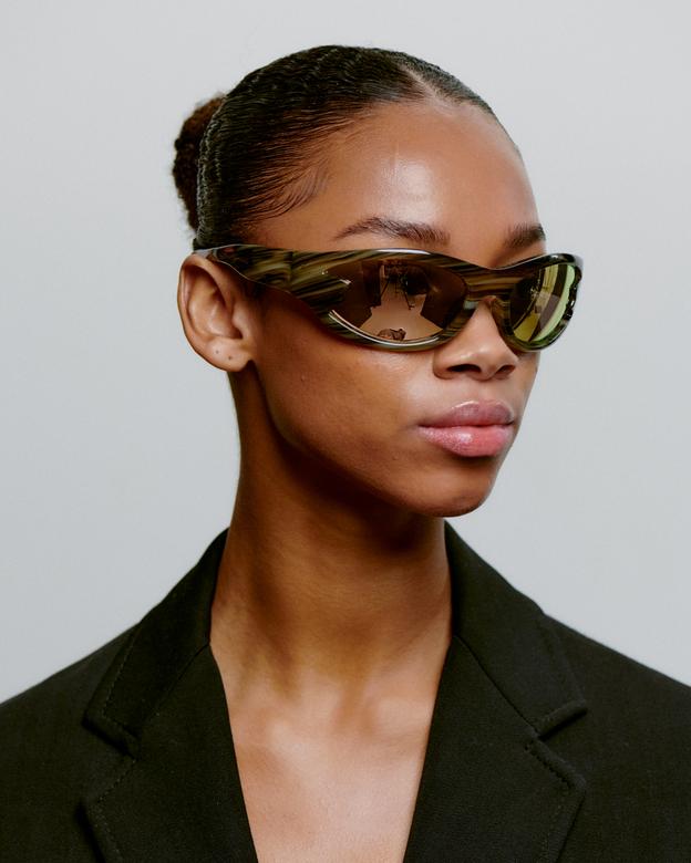 Blast Sunglasses - Striped Horn