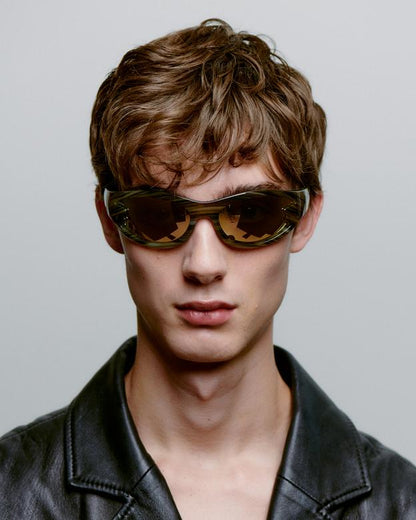 Blast Sunglasses - Striped Horn