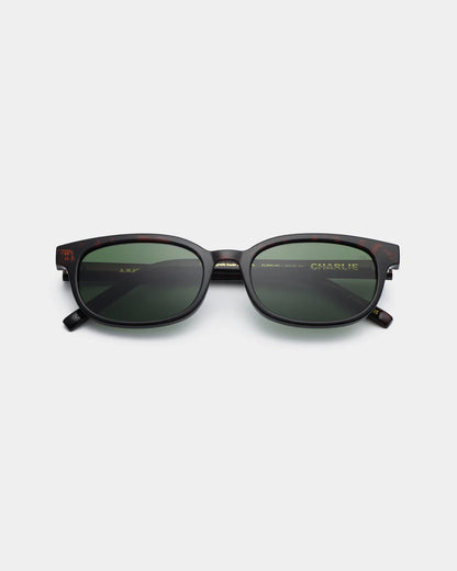 Charlie Sunglasses - Demi Tortoise