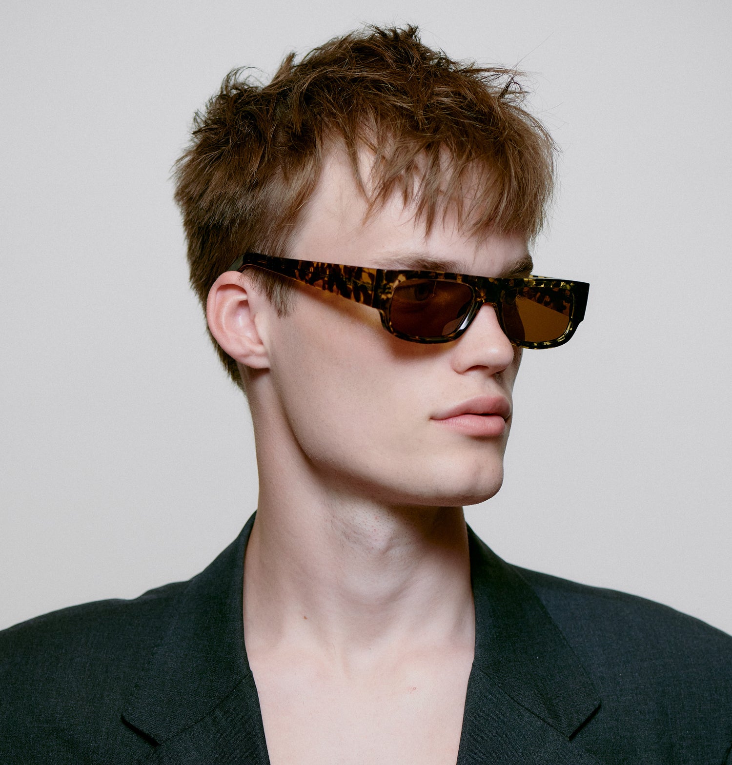 Jean Sunglasses - Black / Yellow Tortoise
