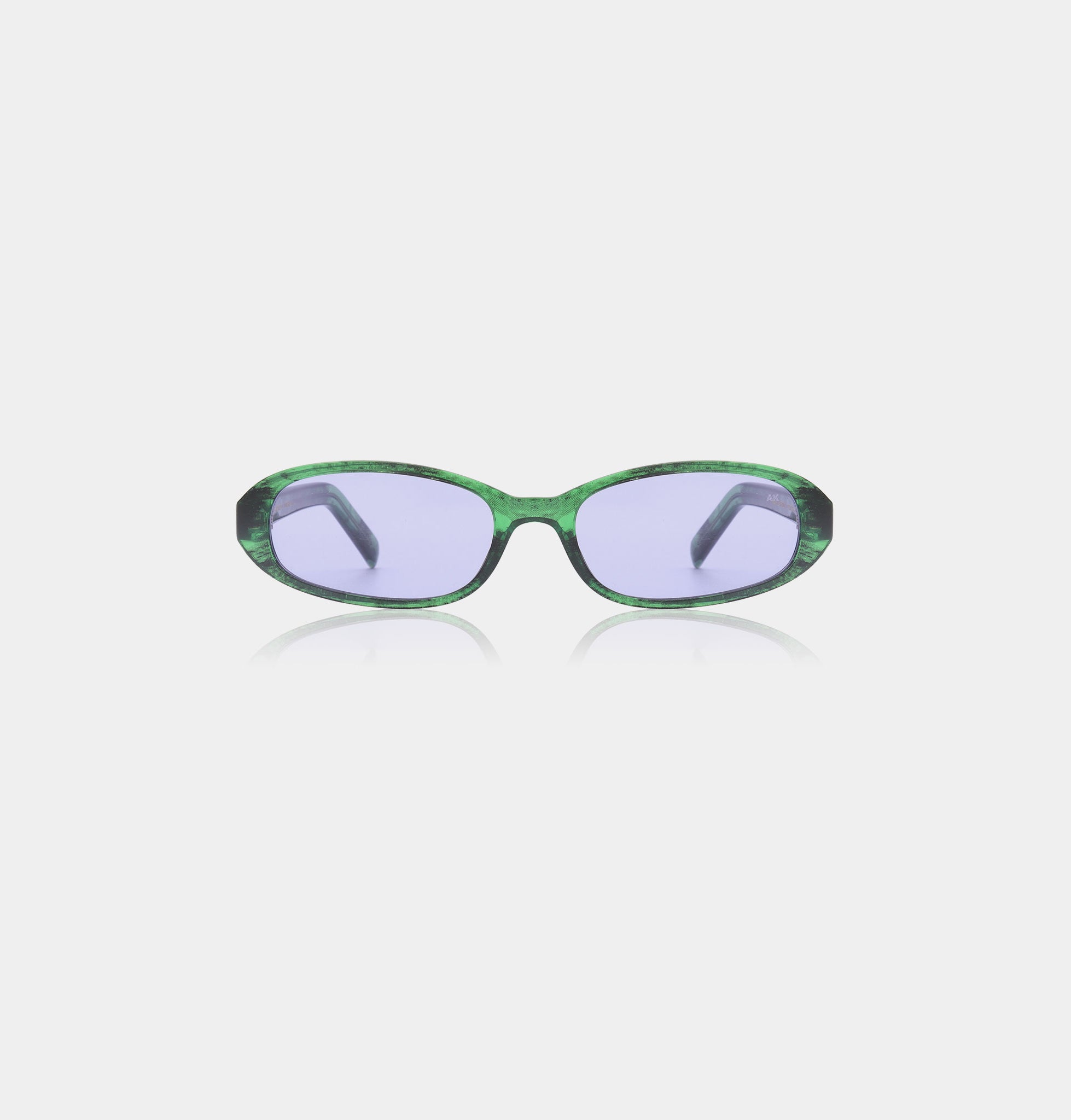 Macy Sunglasses - Green Marble Transparent