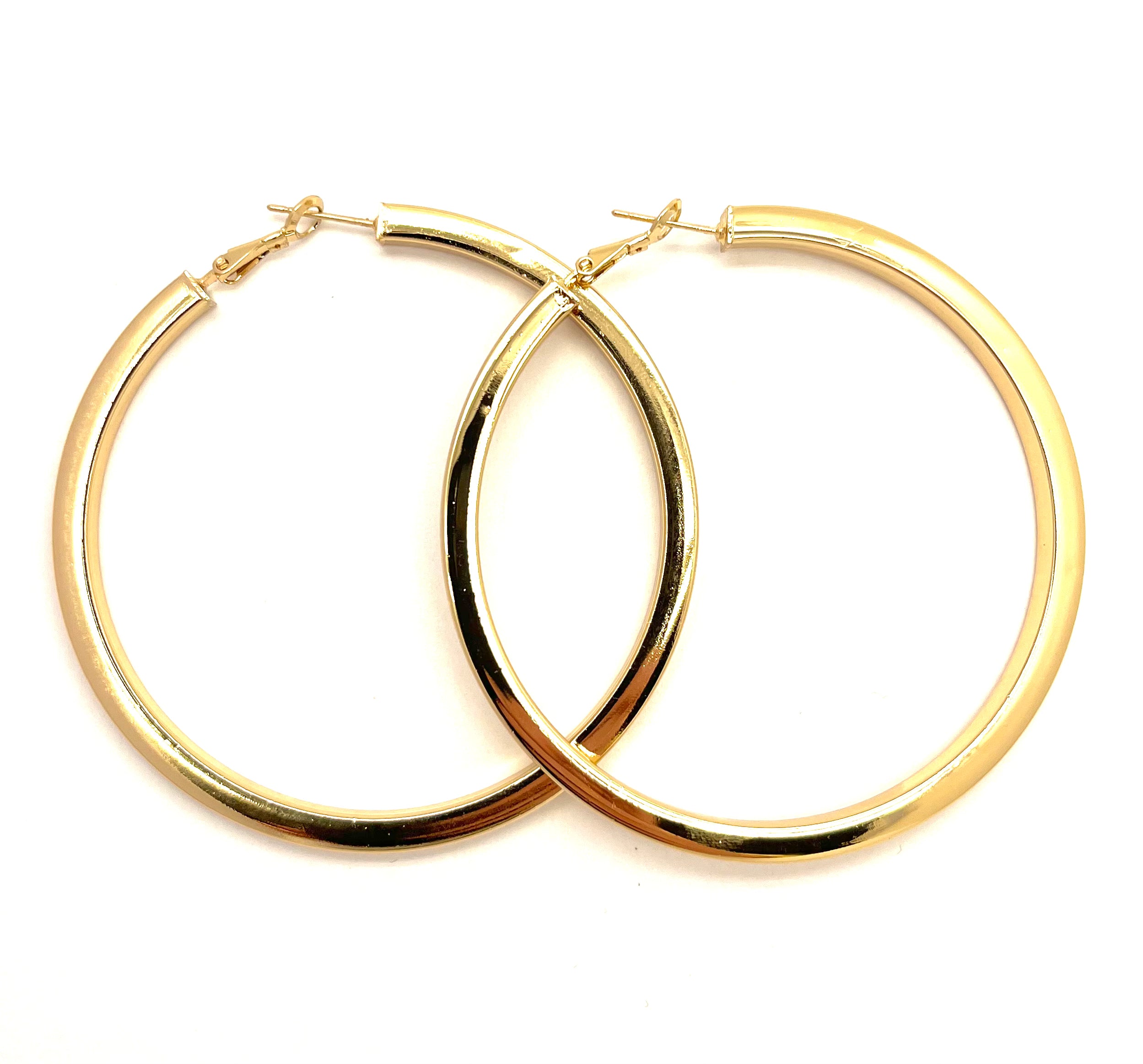 Chunky Hoop Square Medium - Gold