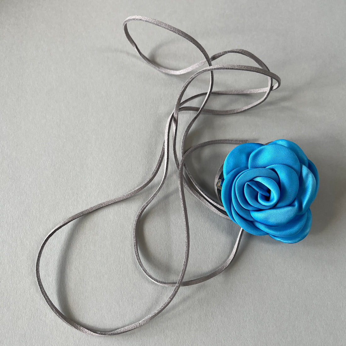 Multiflower - Satin - 6 cm - Lagoon Blue