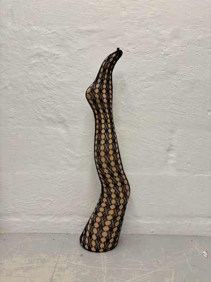Fishnet Tights - Extra Small Net Brown