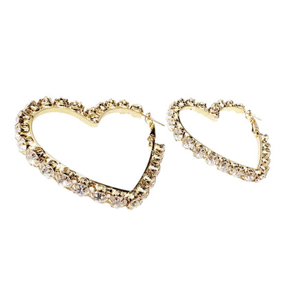 Rhinestone Heart Creol