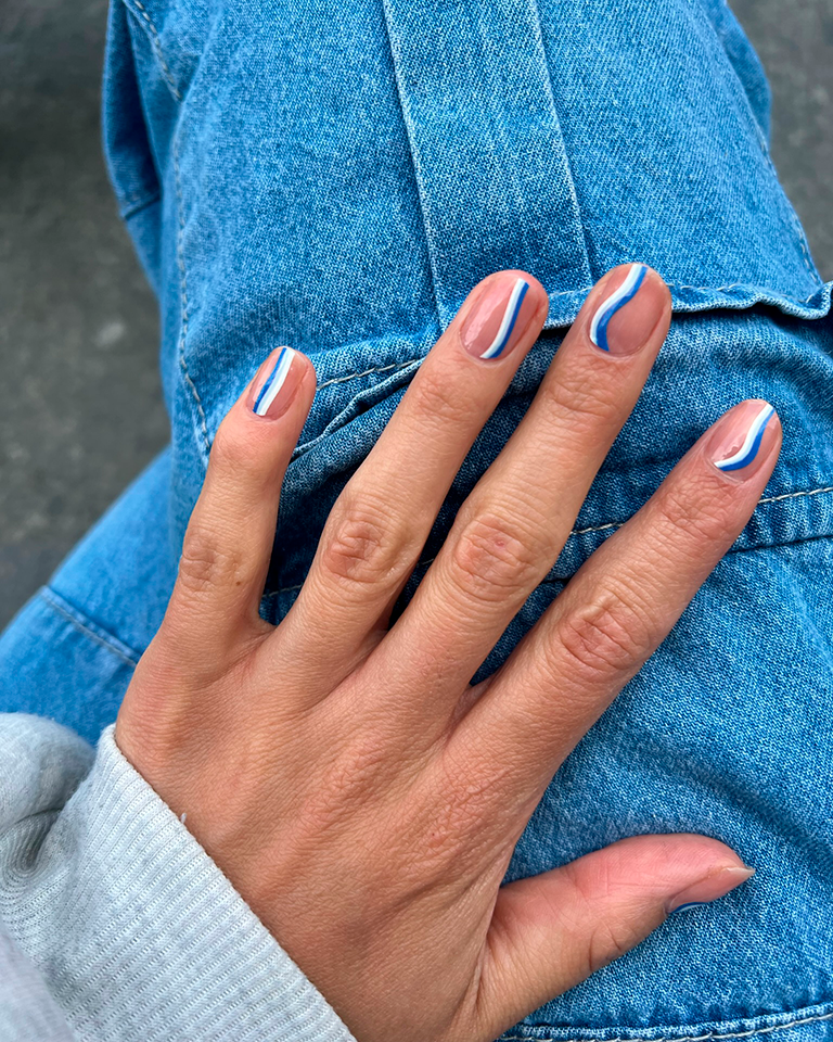 Nail Stickers - Waves – billede 2