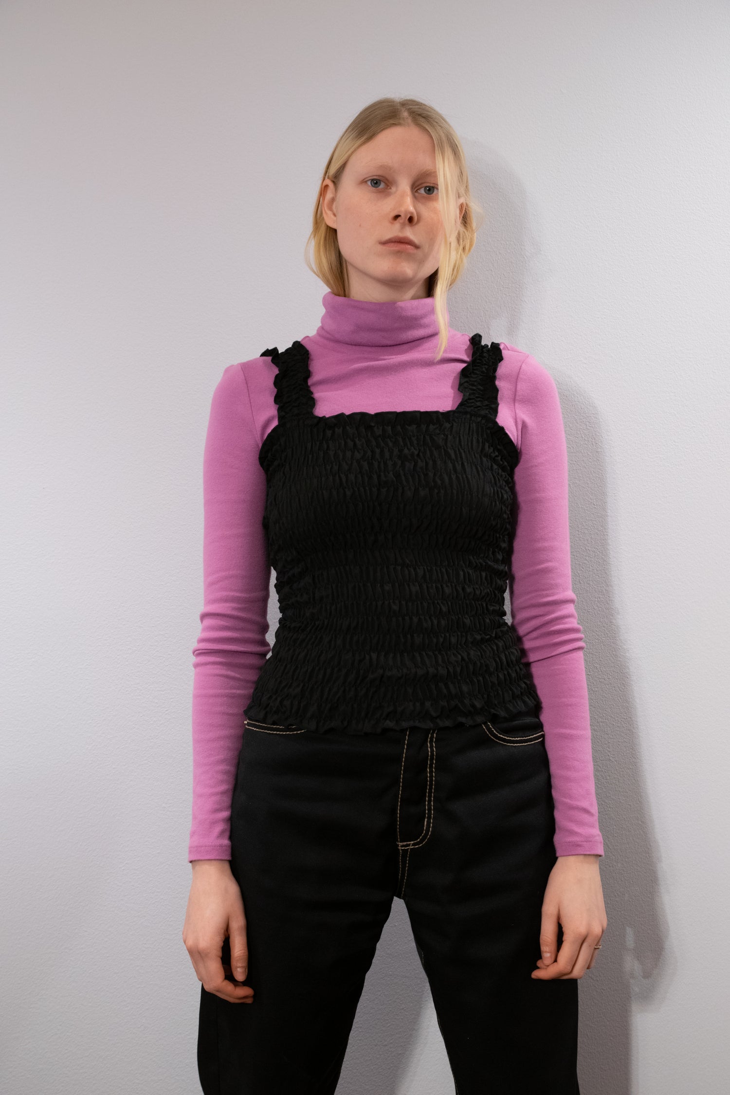 Smock Top - Black