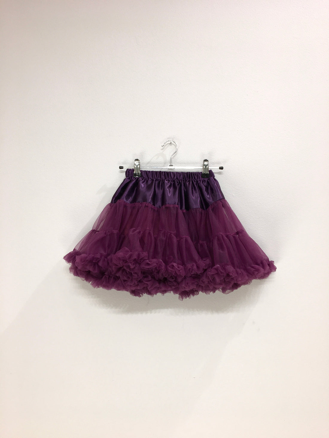 Børne Strutskørt - Aubergine