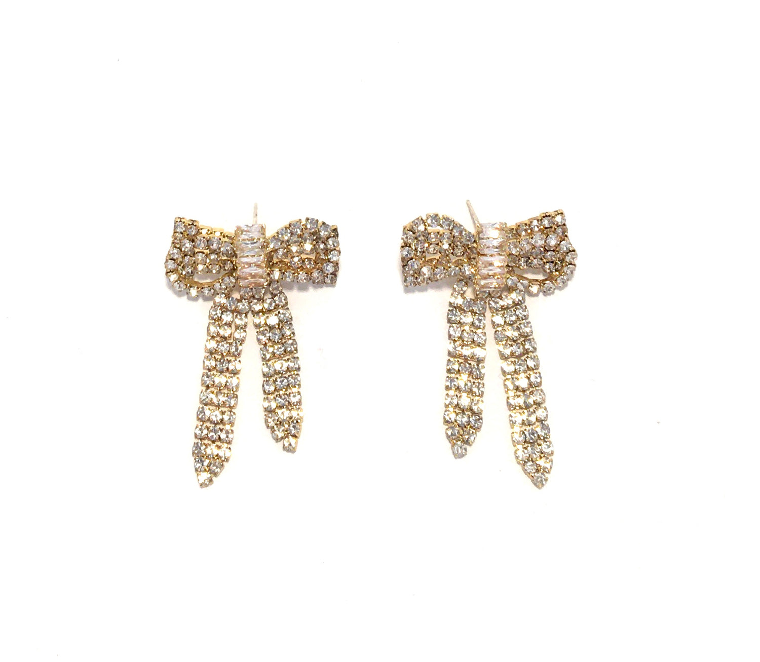 Rhinestone Bow Ear