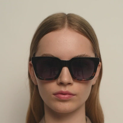 Nancy - Black Demi Tortoise