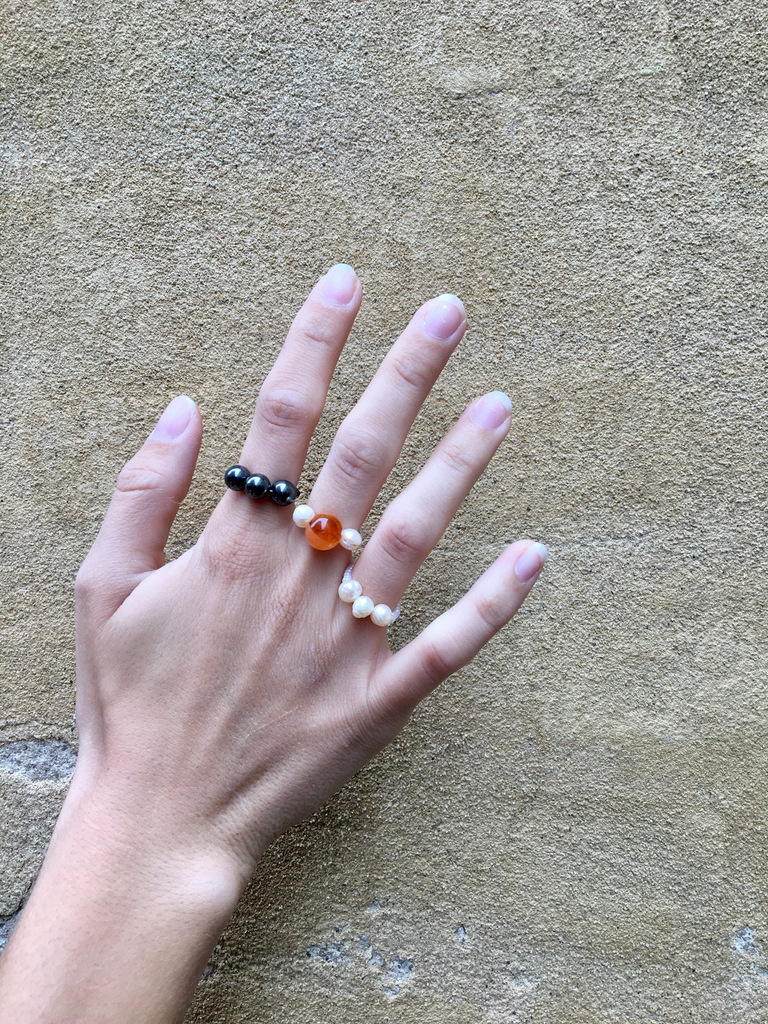 Rocai Ring - Mother of Pearl