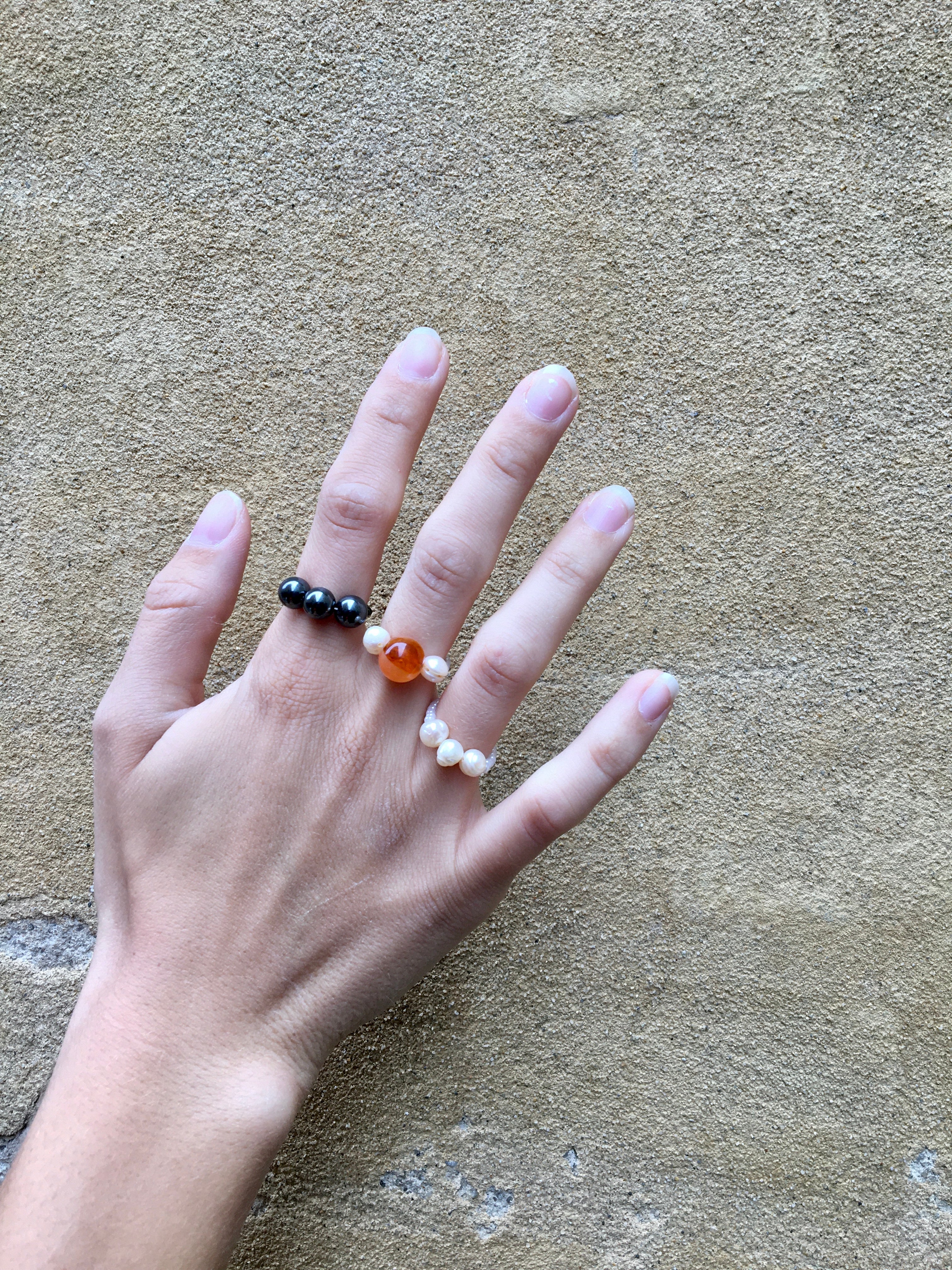 Rocai Ring - Mother of Pearl