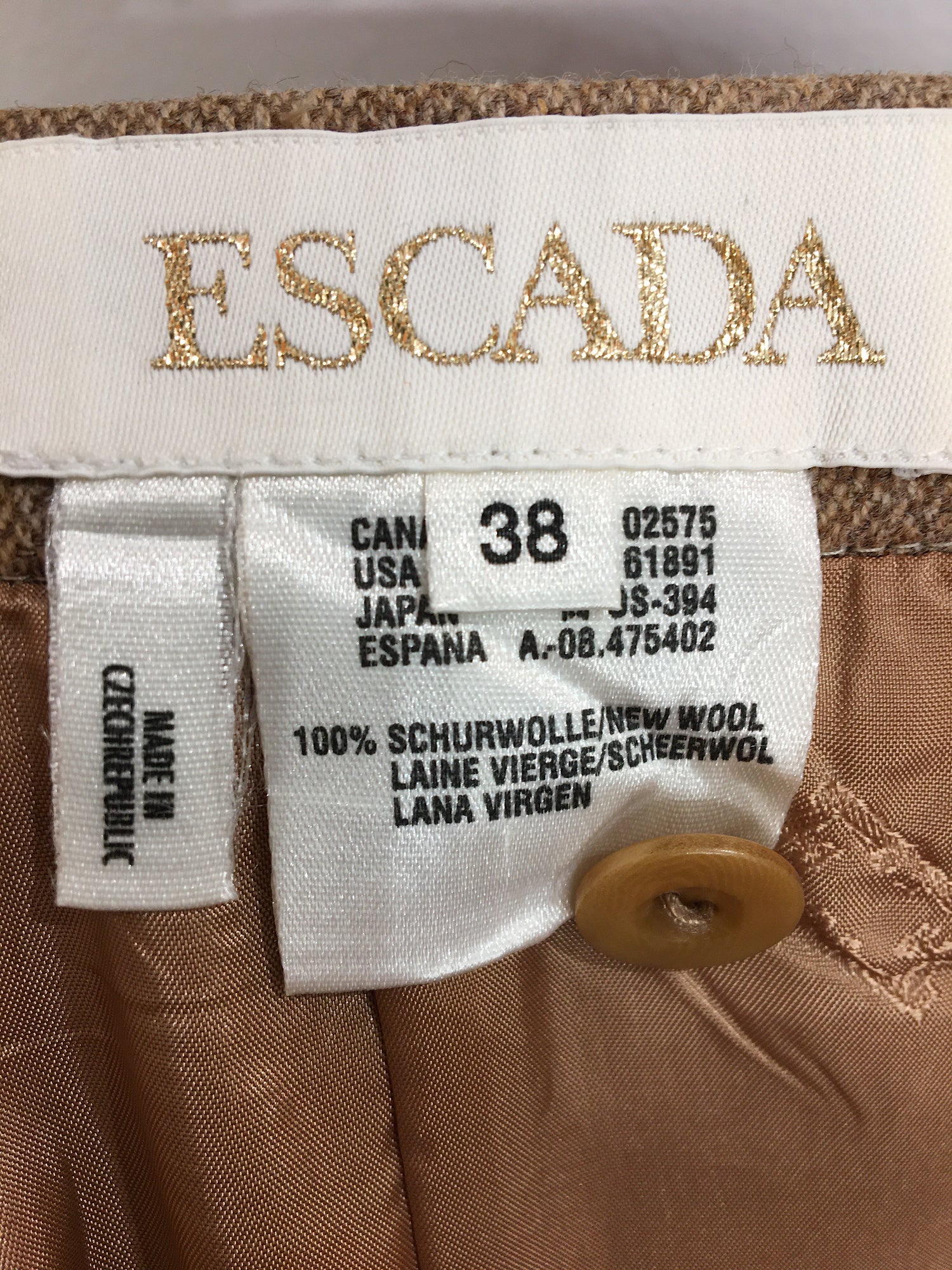 Escada Wool Skirt