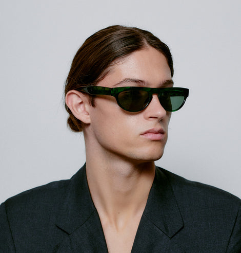 Jake - Green Marble Transparent