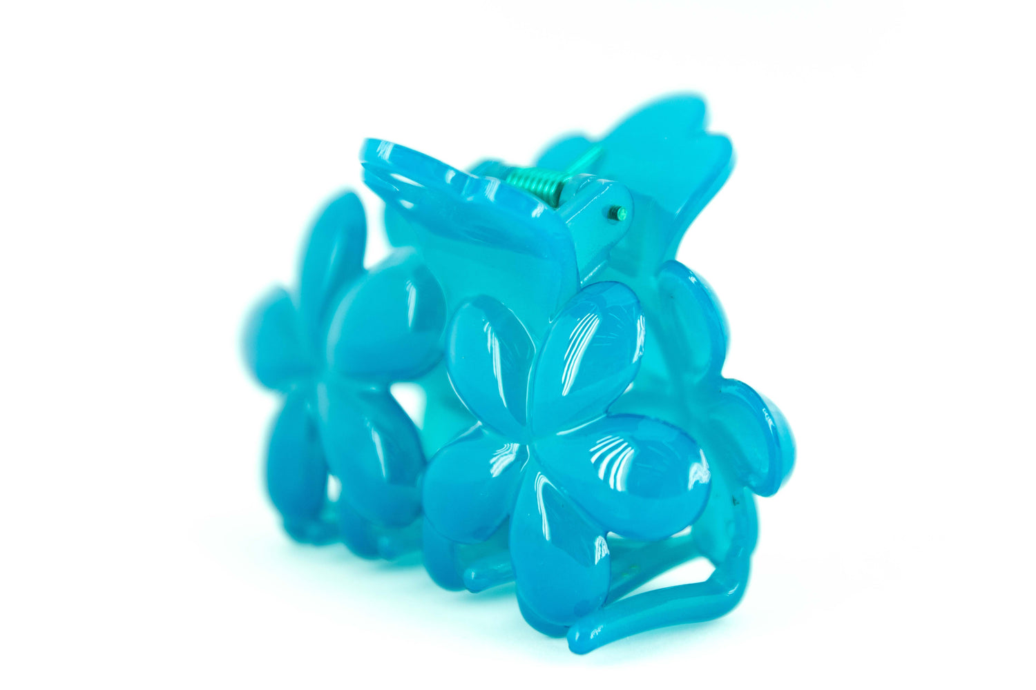 Flower Hair Clip - Blue