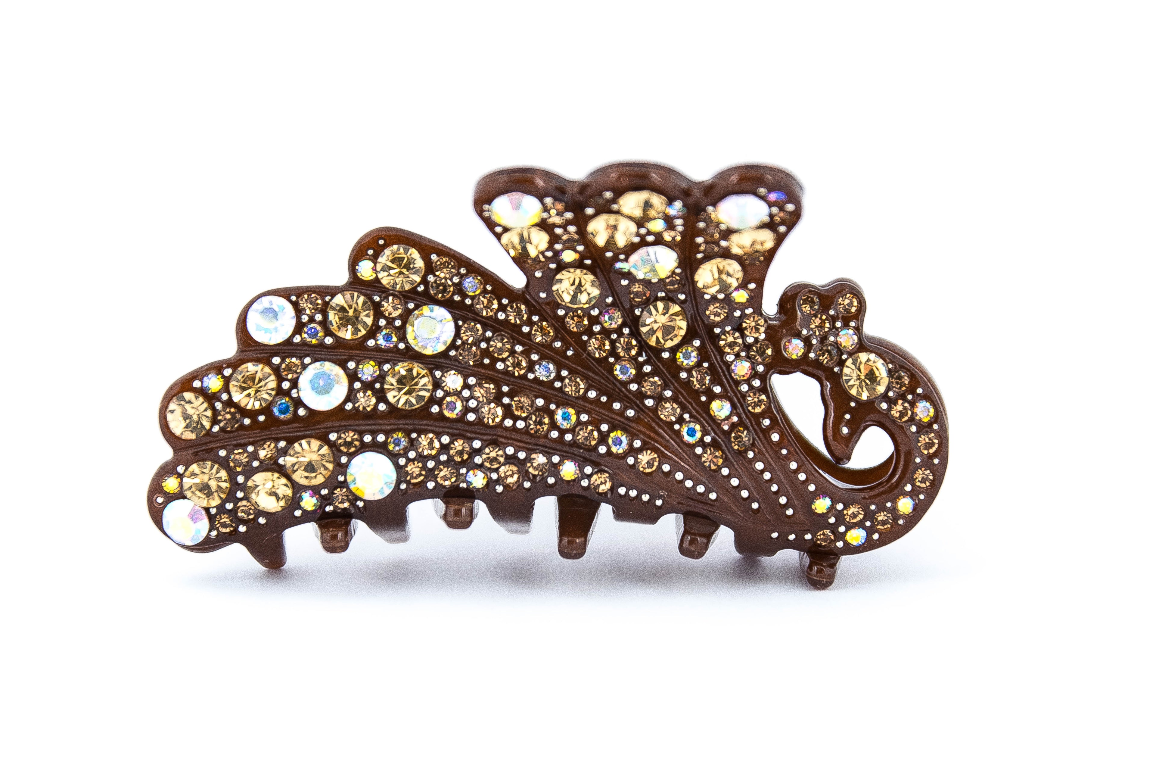 Butterfly Hair Clip - Brown