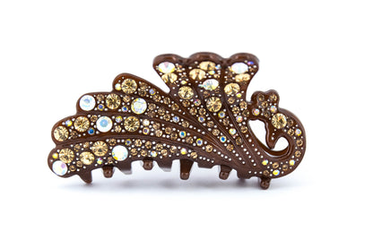 Butterfly Hair Clip - Brown