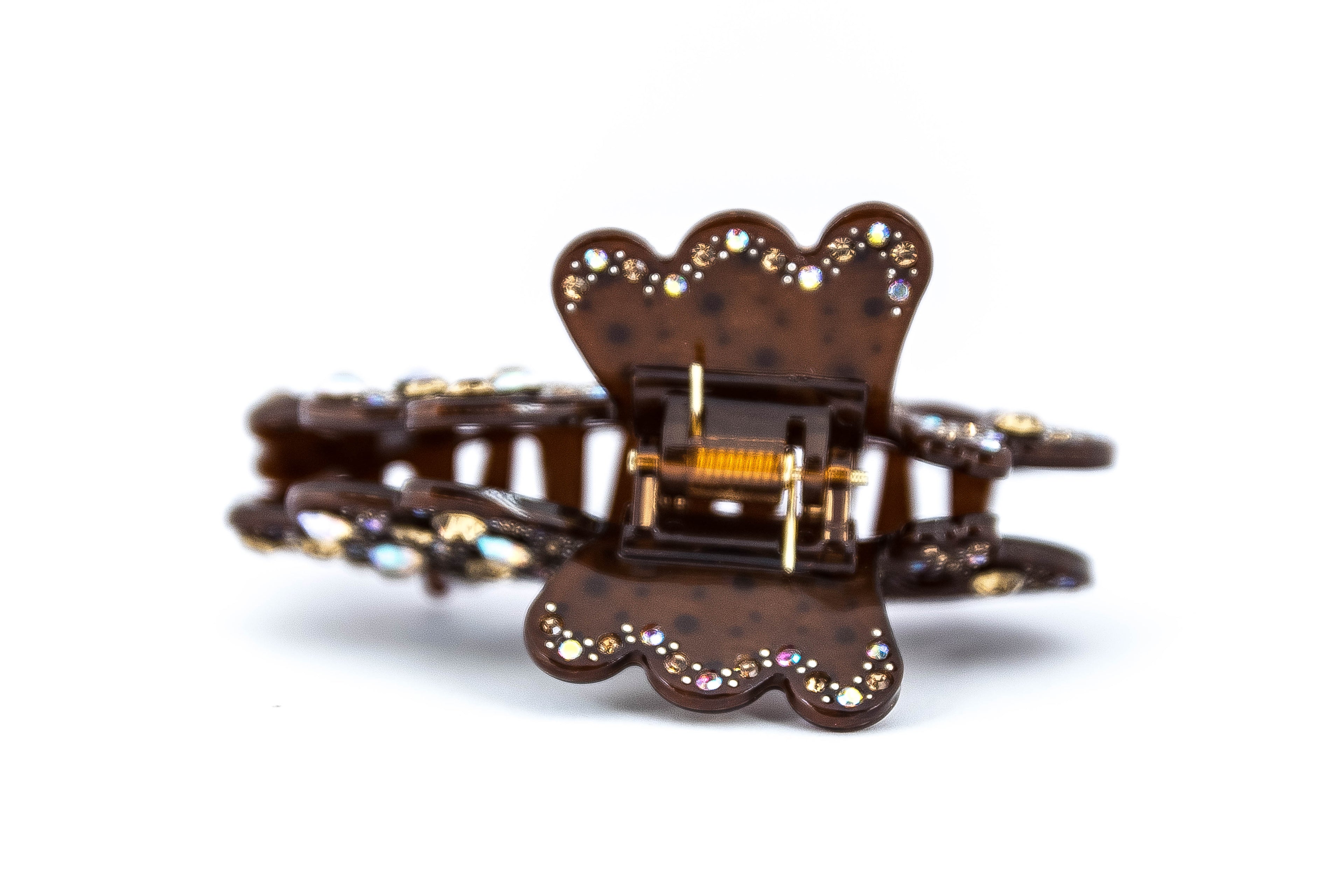 Butterfly Hair Clip - Brown
