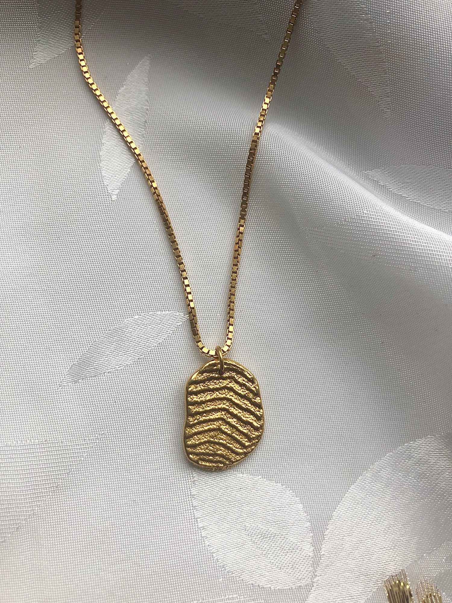 Bean Necklace - Forgyldt