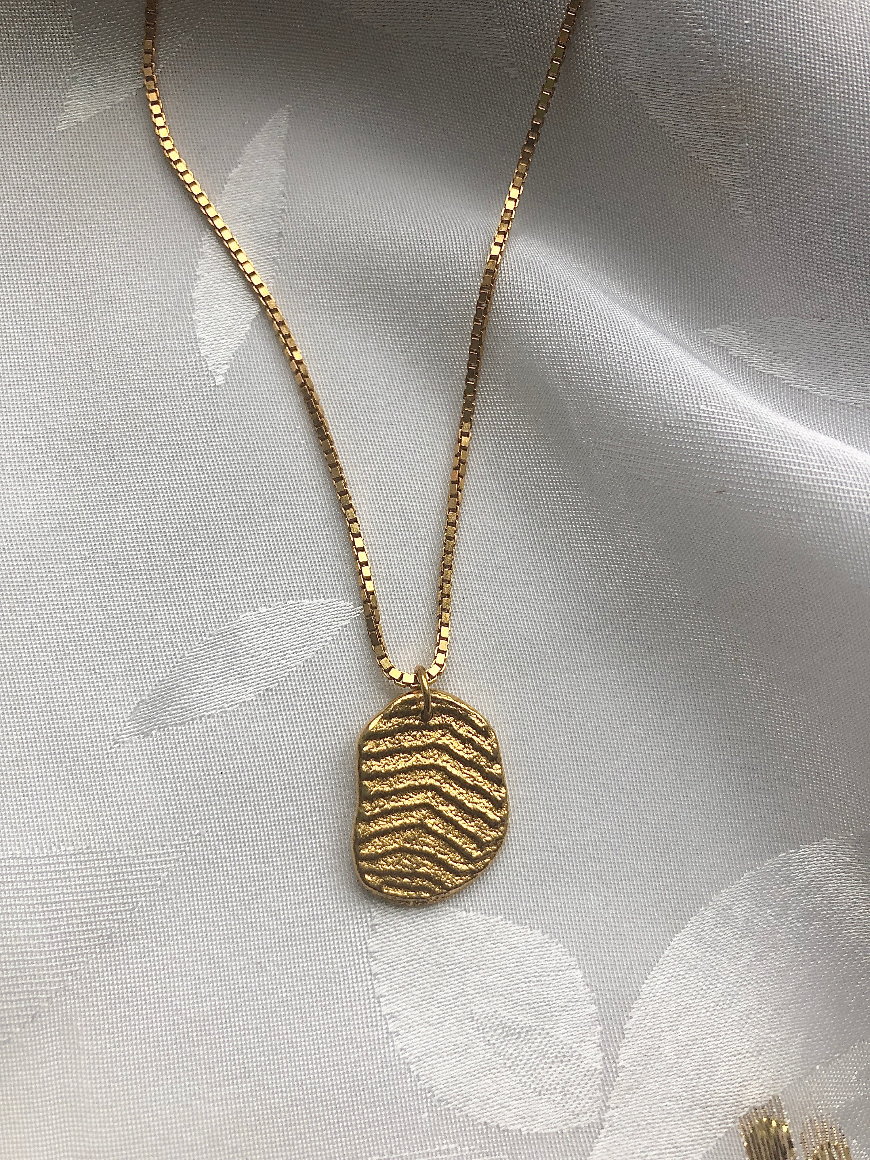 Bean Necklace - Forgyldt