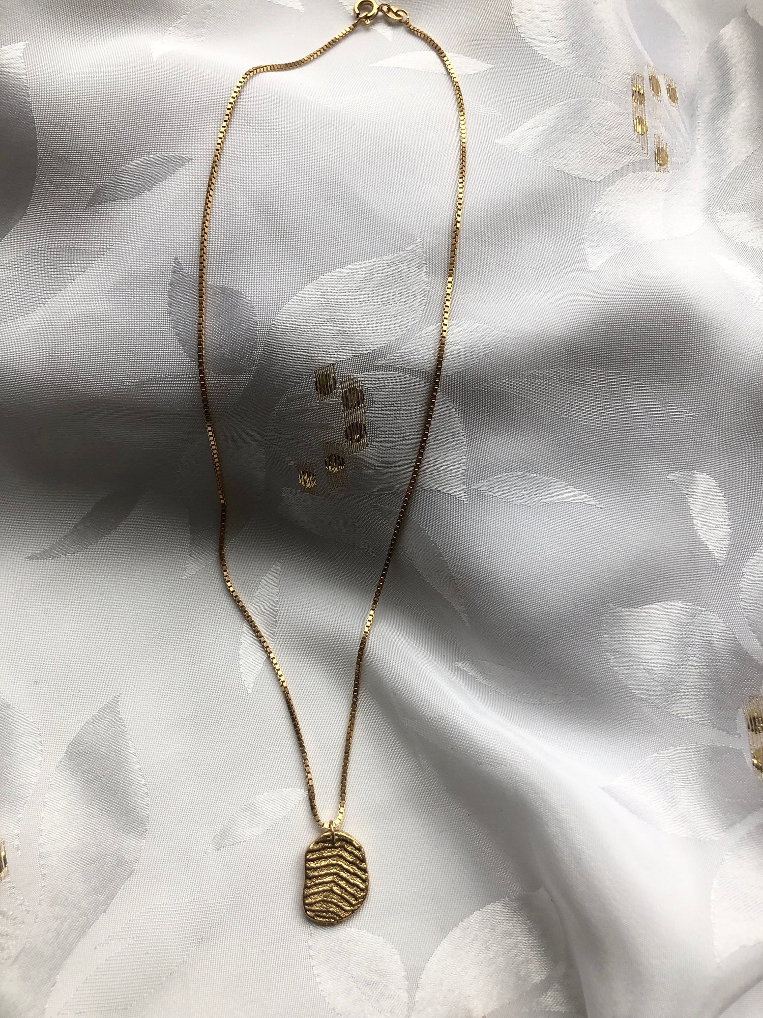 Bean Necklace - Forgyldt