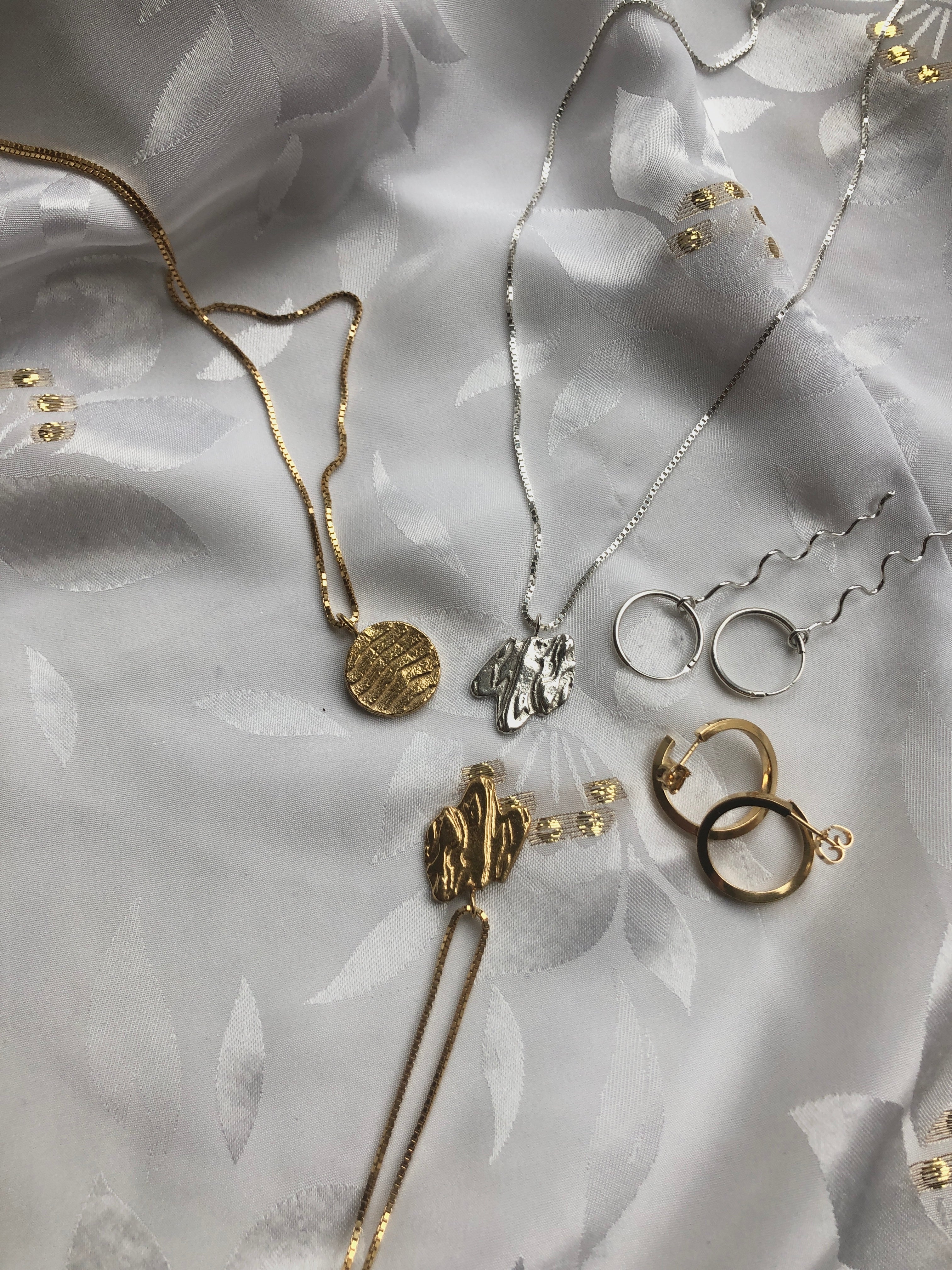 Bean Necklace - Forgyldt