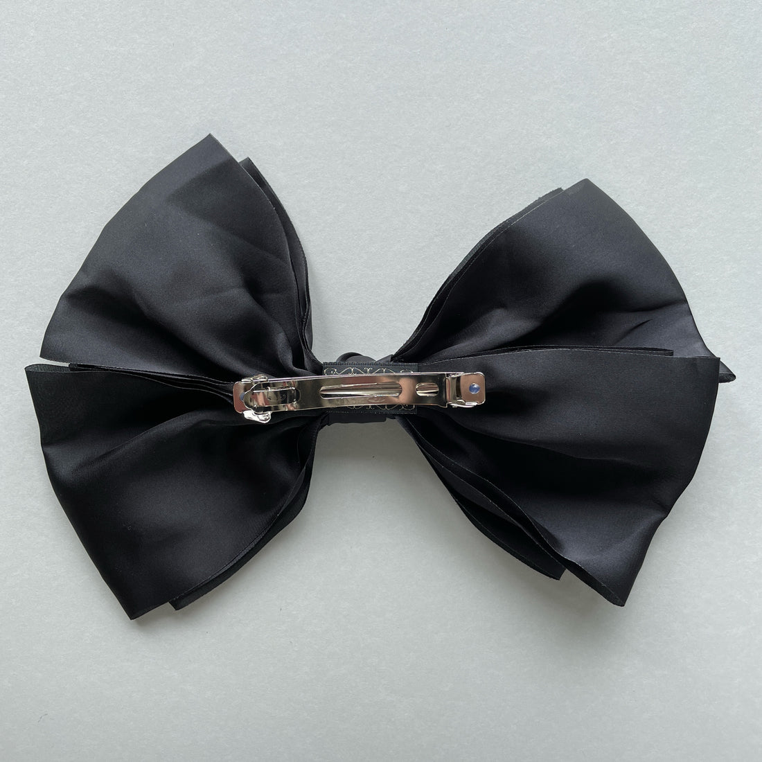 Hairclip Satin Bow - Black