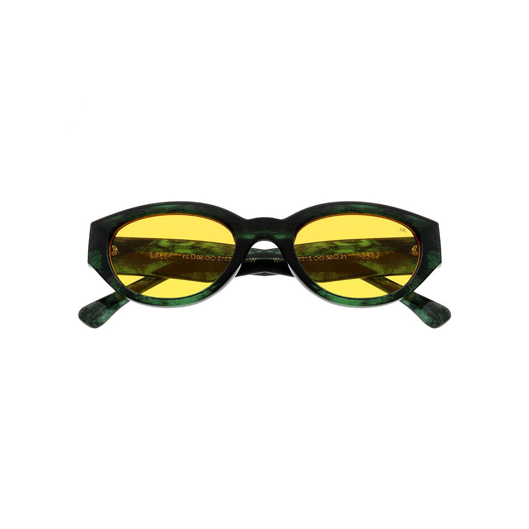 Winnie - Green Marble Transparent