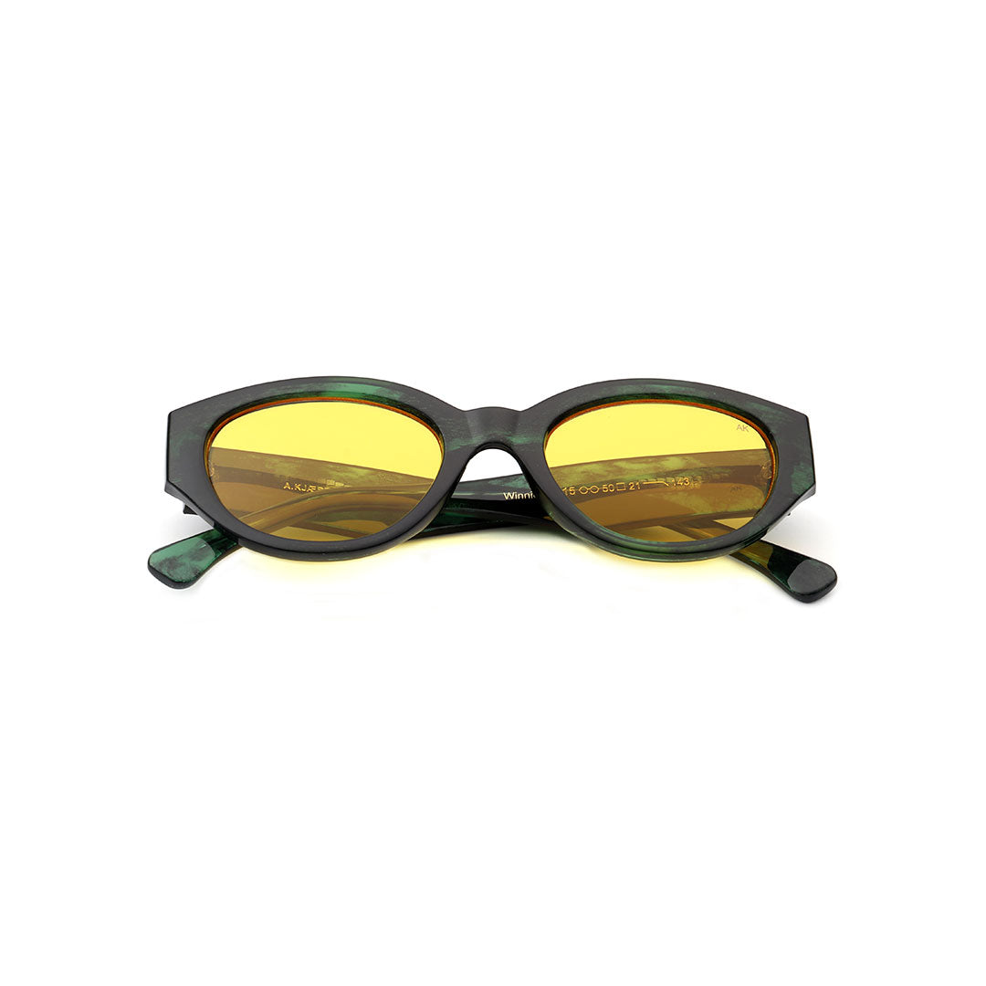 Winnie - Green Marble Transparent