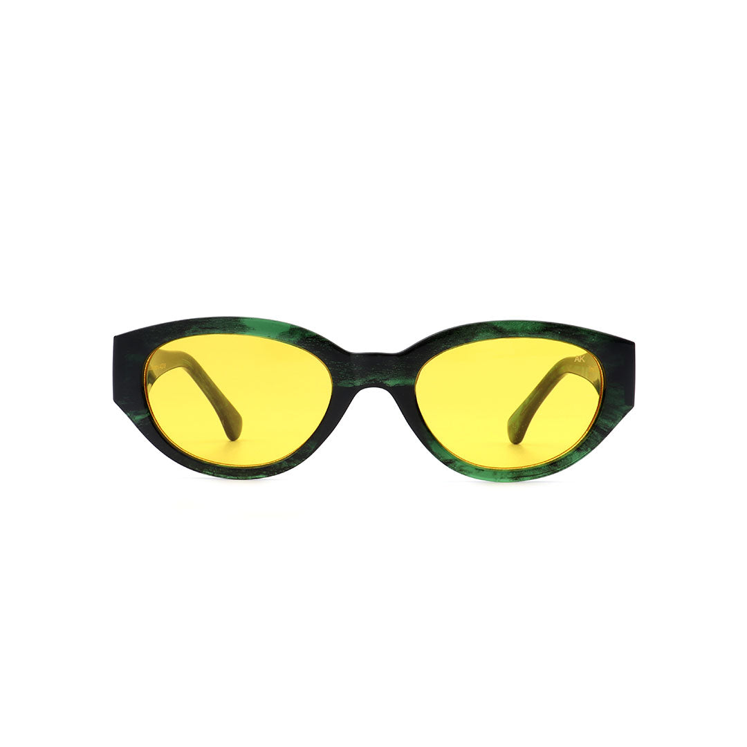 Winnie - Green Marble Transparent