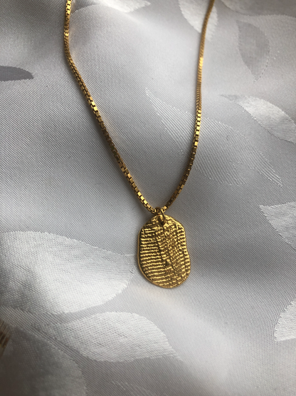 Bean Necklace - Forgyldt