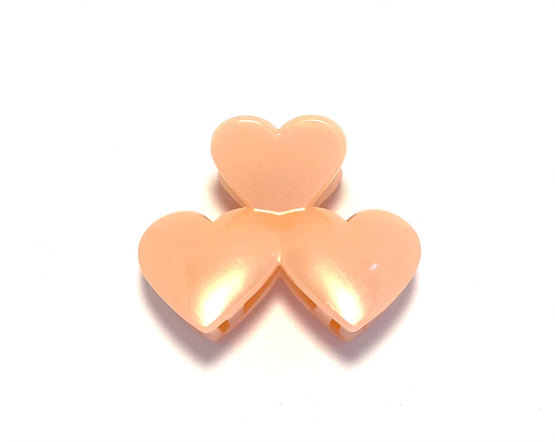 Heart Hairclip - Pearl