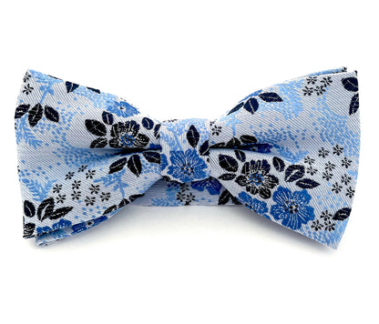 Bowtie Classic - Black Flowers